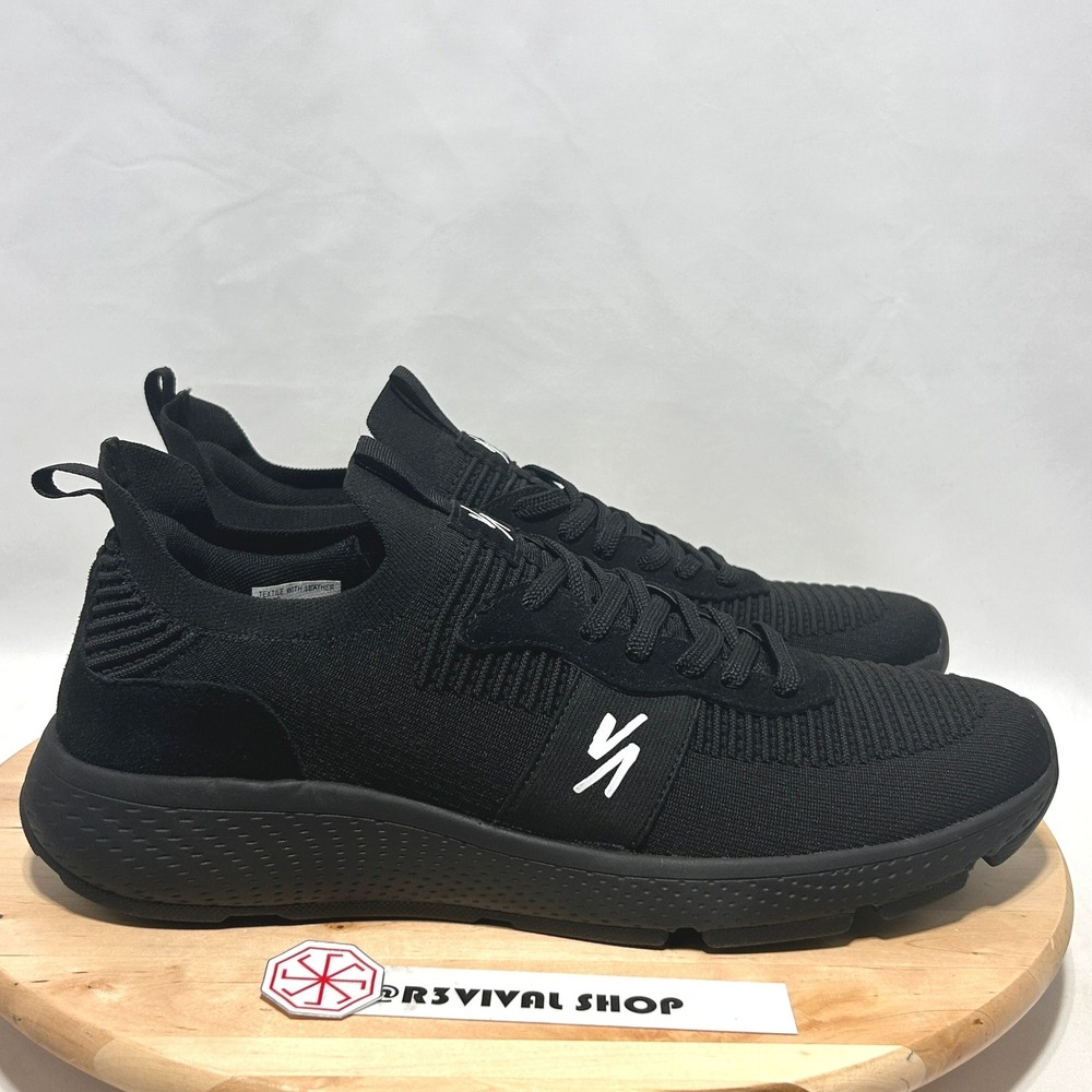 Rival Reign Men's Black Lightweight Breathable Sneakers NWOB - 13/47.5 EUR